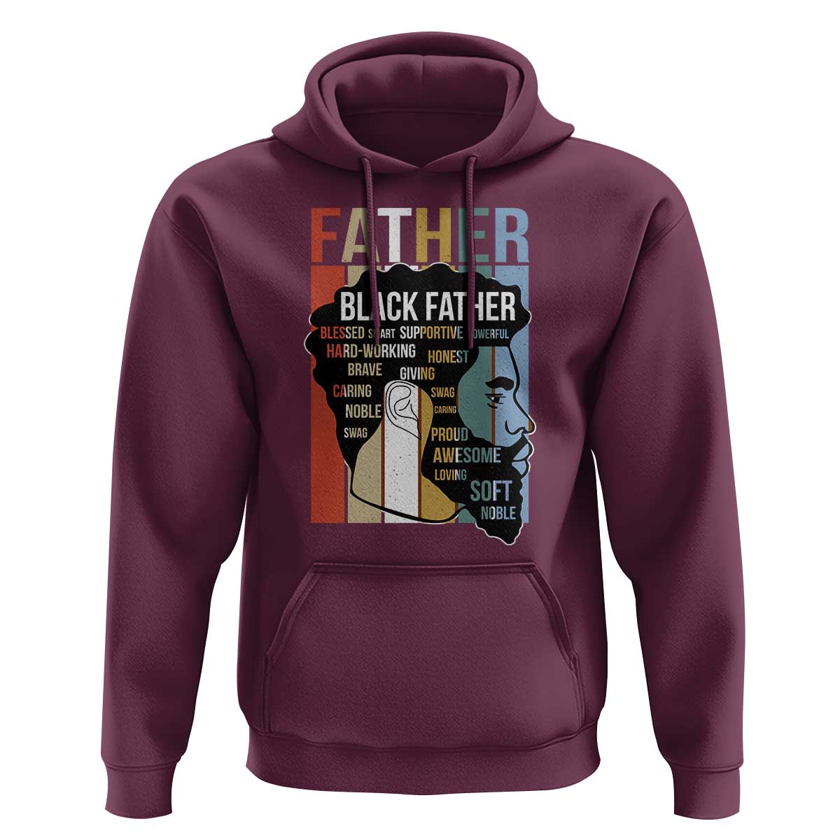 African American Black Father Hoodie Fathers Day Juneteenth