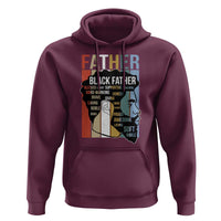 African American Black Father Hoodie Fathers Day Juneteenth