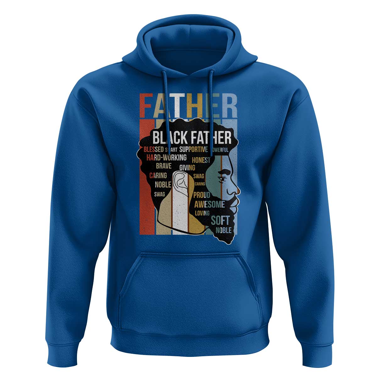 African American Black Father Hoodie Fathers Day Juneteenth