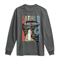 African American Black Father Long Sleeve Shirt Fathers Day Juneteenth