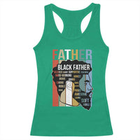 African American Black Father Racerback Tank Top Fathers Day Juneteenth