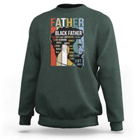 African American Black Father Sweatshirt Fathers Day Juneteenth