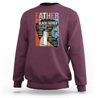 African American Black Father Sweatshirt Fathers Day Juneteenth
