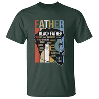 African American Black Father T Shirt Fathers Day Juneteenth