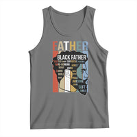 African American Black Father Tank Top Fathers Day Juneteenth