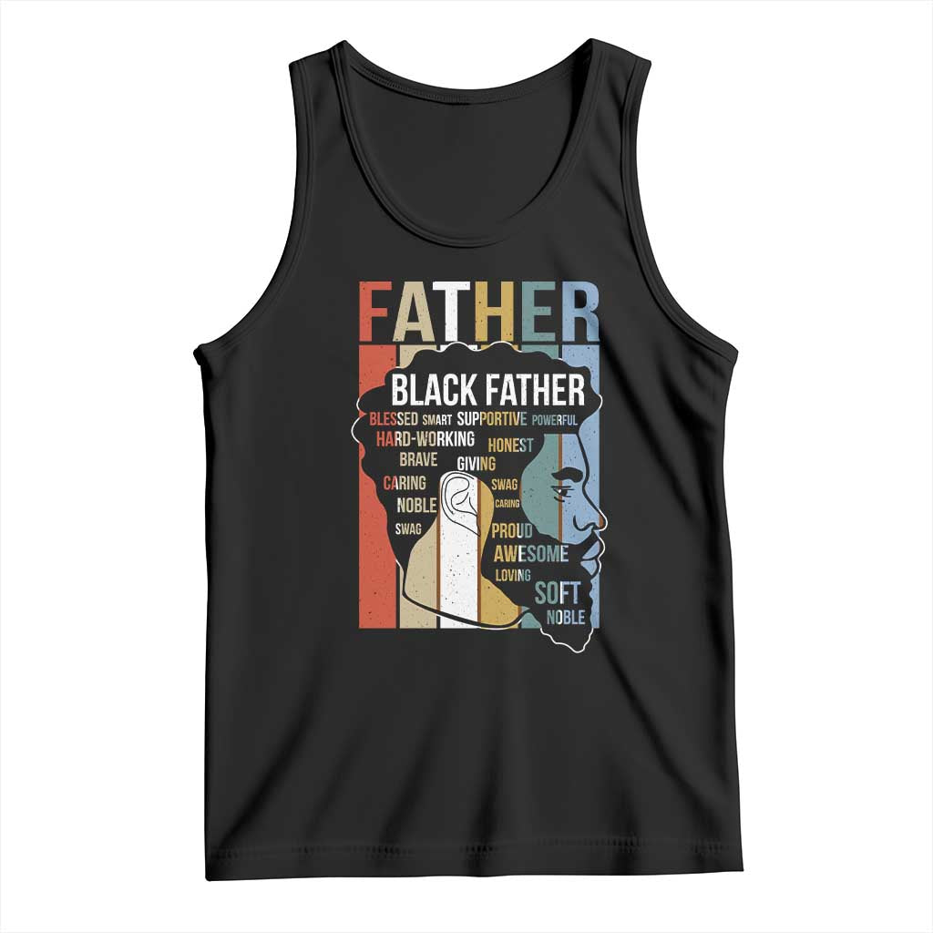African American Black Father Tank Top Fathers Day Juneteenth