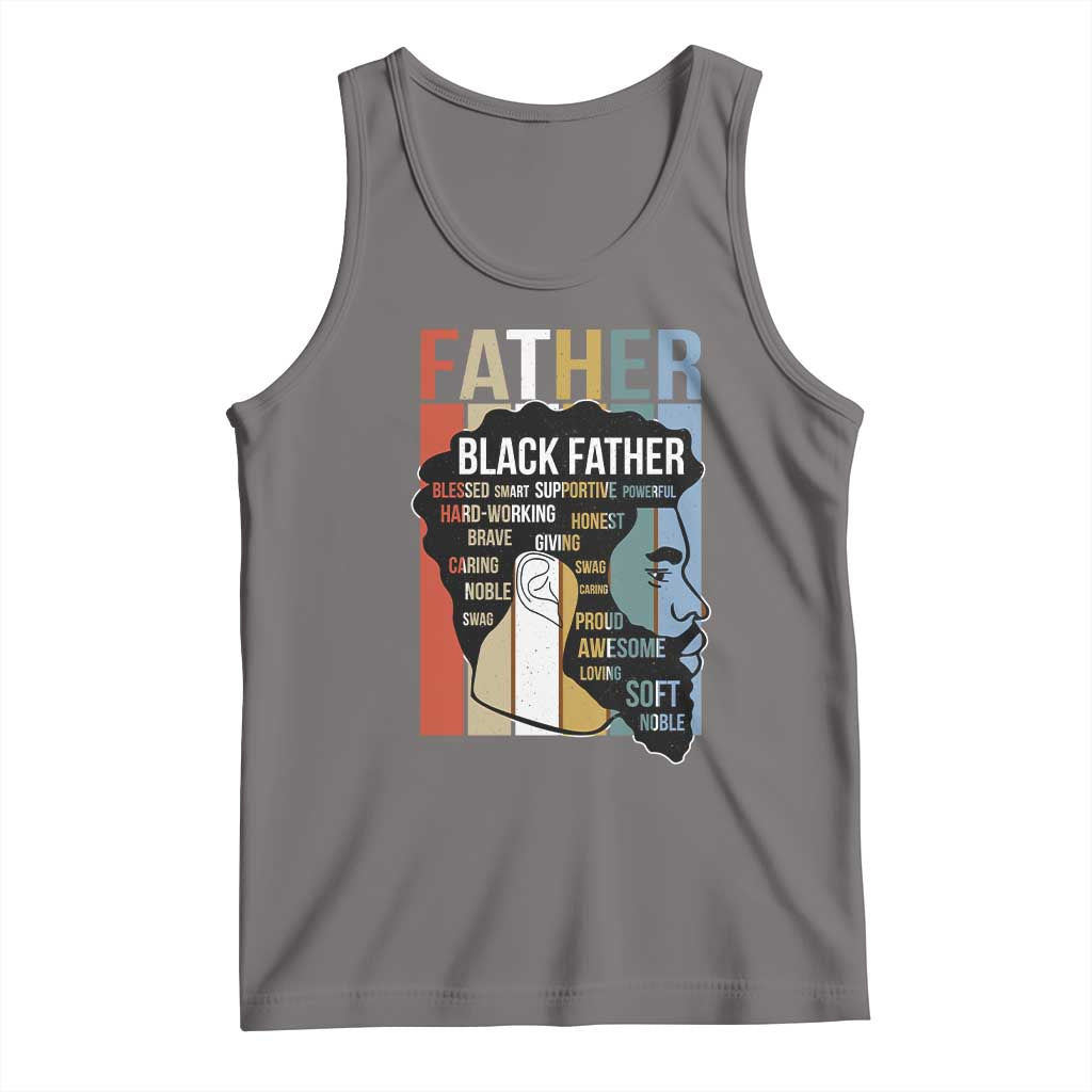 African American Black Father Tank Top Fathers Day Juneteenth