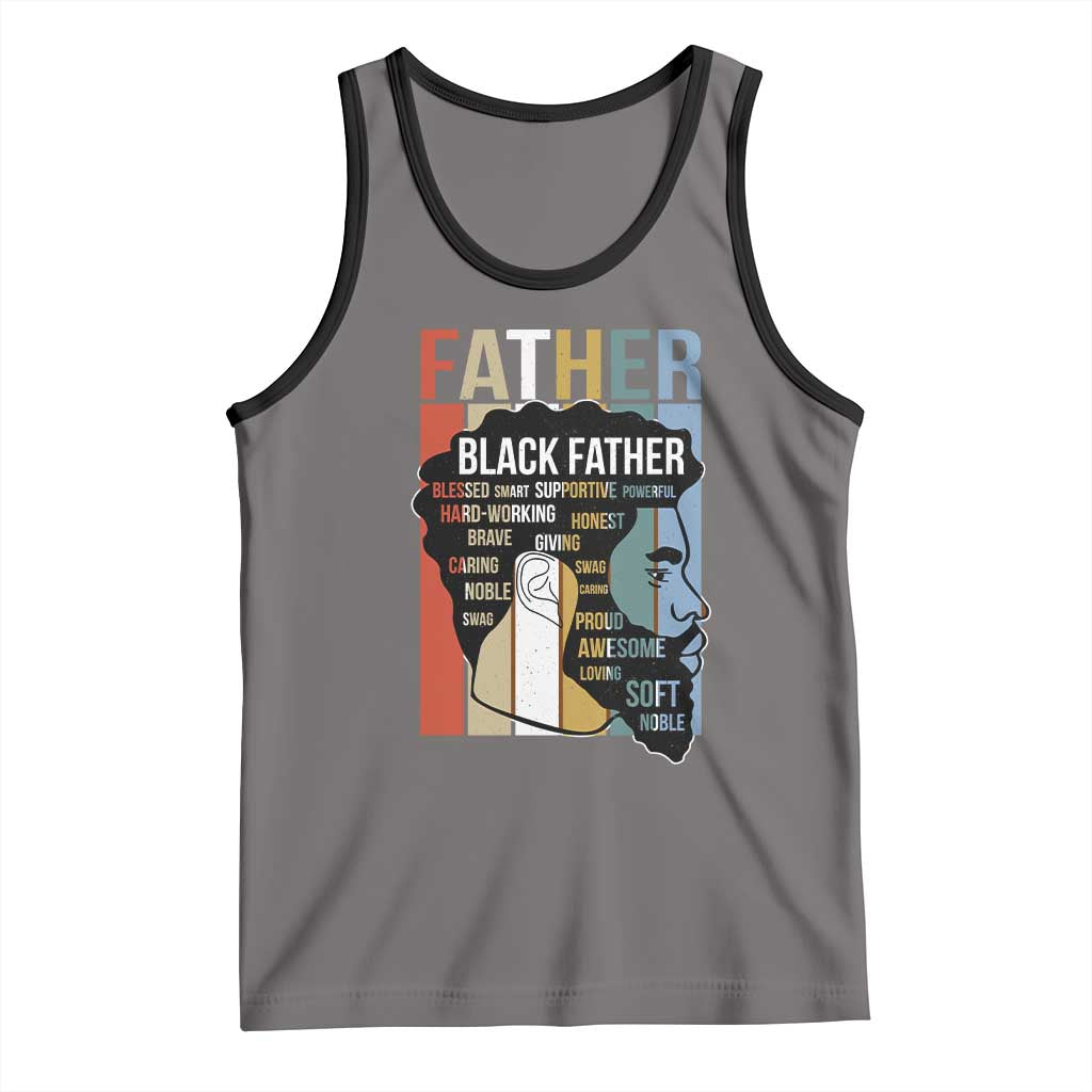 African American Black Father Tank Top Fathers Day Juneteenth
