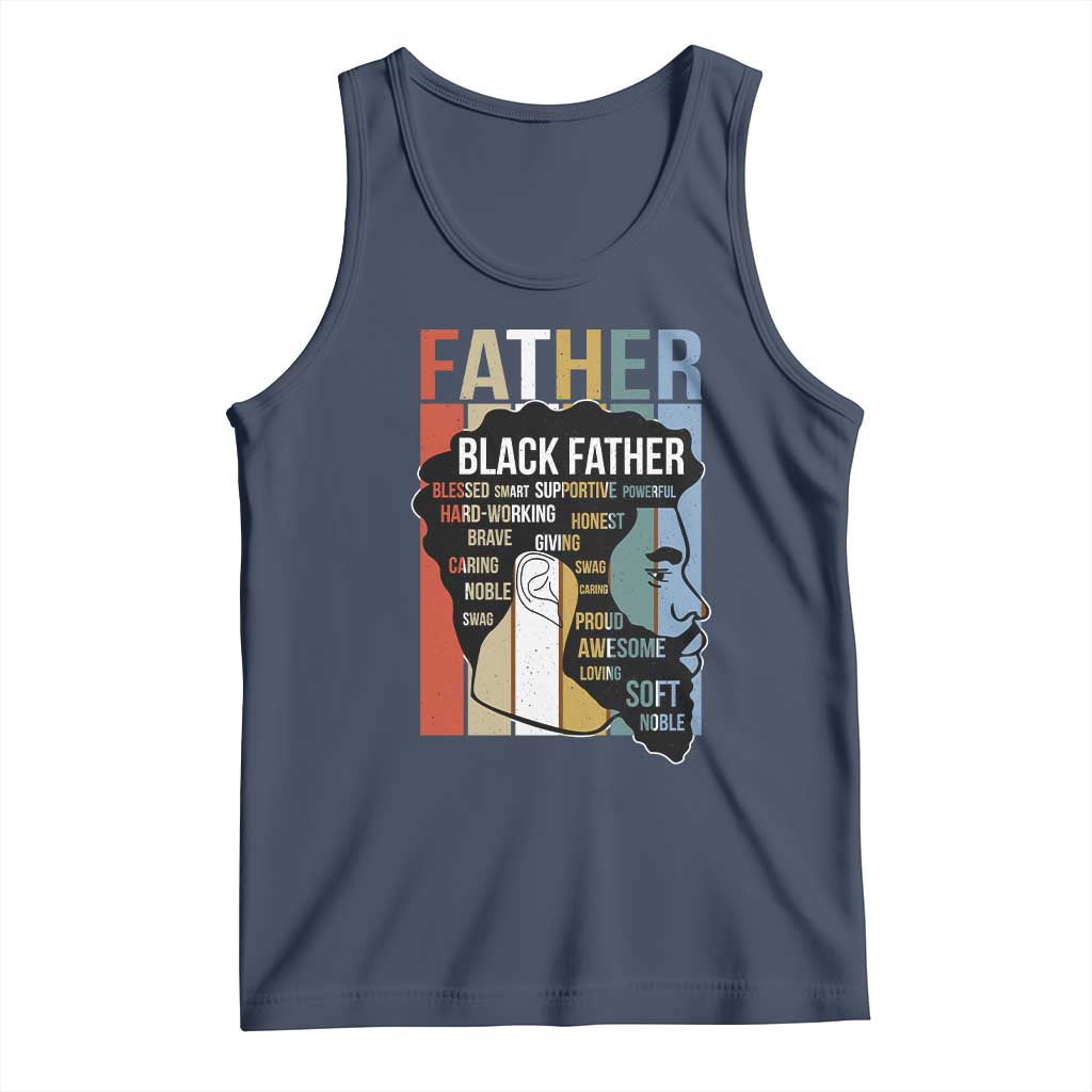 African American Black Father Tank Top Fathers Day Juneteenth