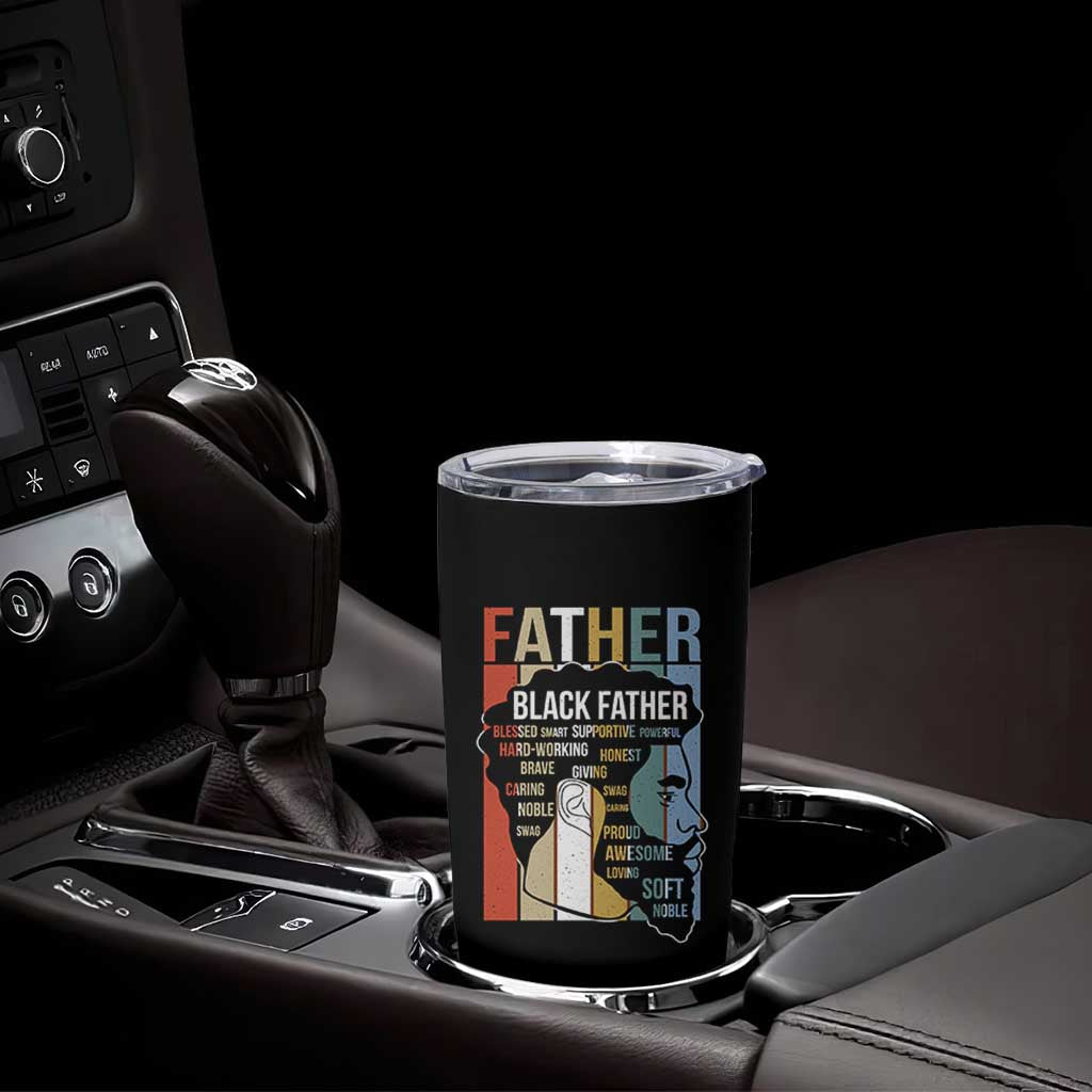 African American Black Father Tumbler Cup Fathers Day Juneteenth