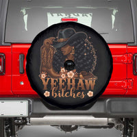 Funny African American Cowgirl Yeehaw Bitches Spare Tire Cover