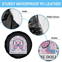 Protect The Dolls Spare Tire Cover Trans Women Pride Month Butterfly