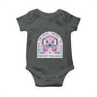 Protect The Dolls Baby Onesie Trans Women Pride Month Butterfly