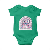 Protect The Dolls Baby Onesie Trans Women Pride Month Butterfly