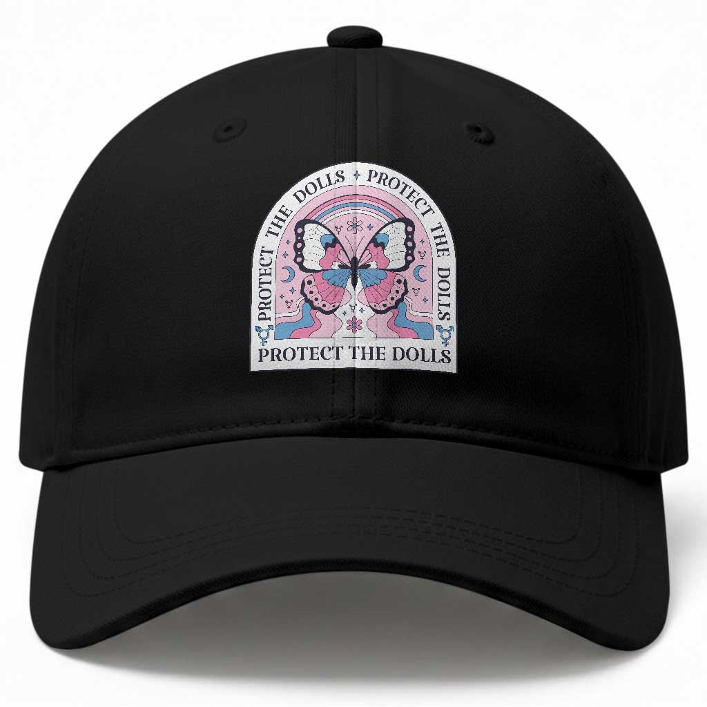 Protect The Dolls Baseball Cap Trans Women Pride Month Butterfly