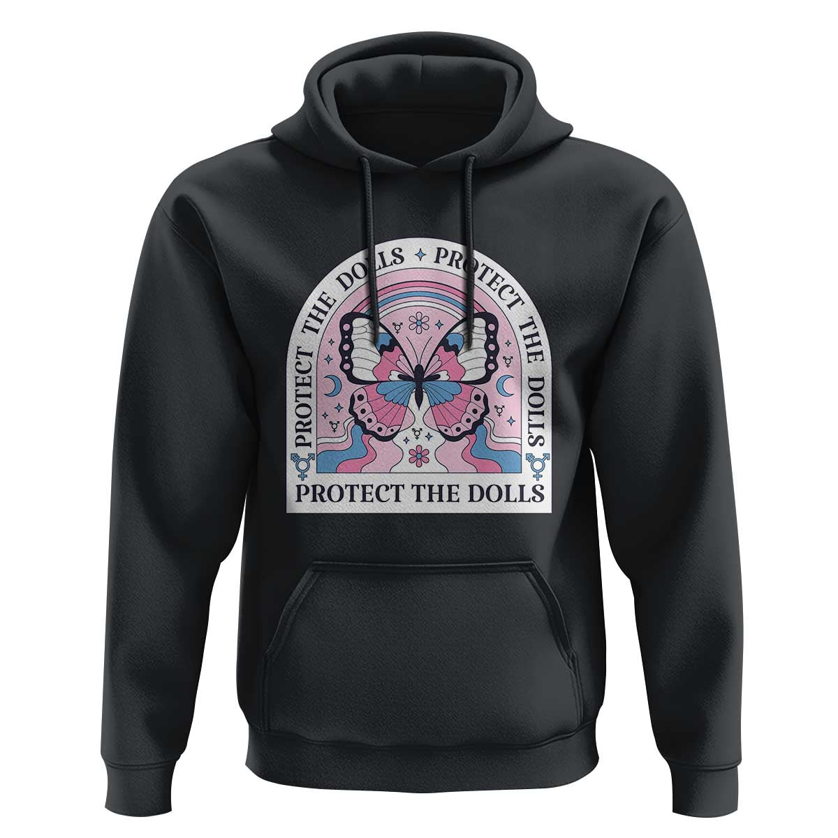 Protect The Dolls Hoodie Trans Women Pride Month Butterfly