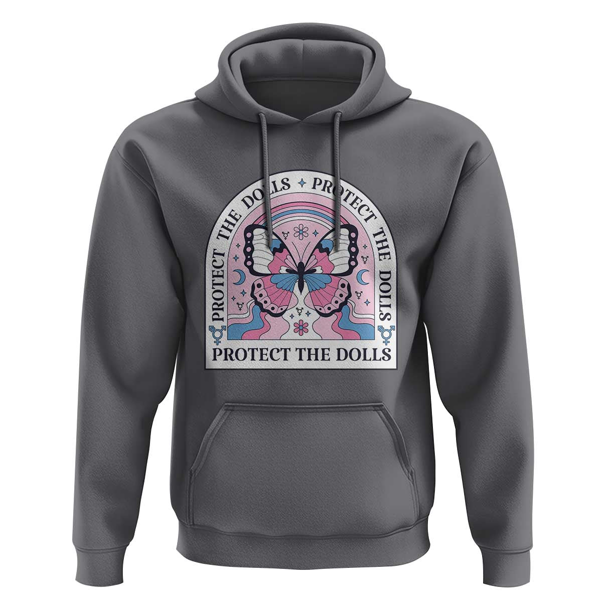 Protect The Dolls Hoodie Trans Women Pride Month Butterfly