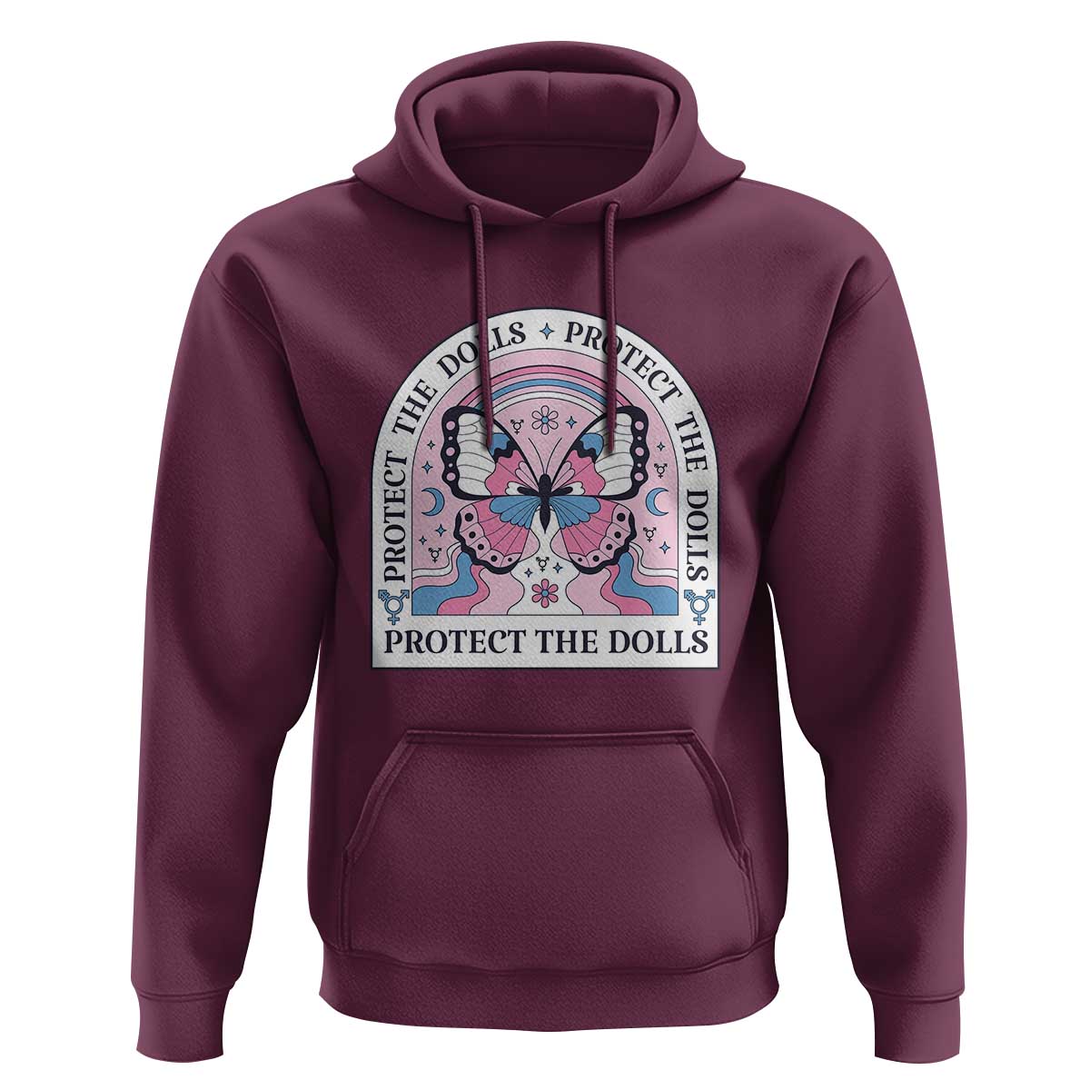 Protect The Dolls Hoodie Trans Women Pride Month Butterfly