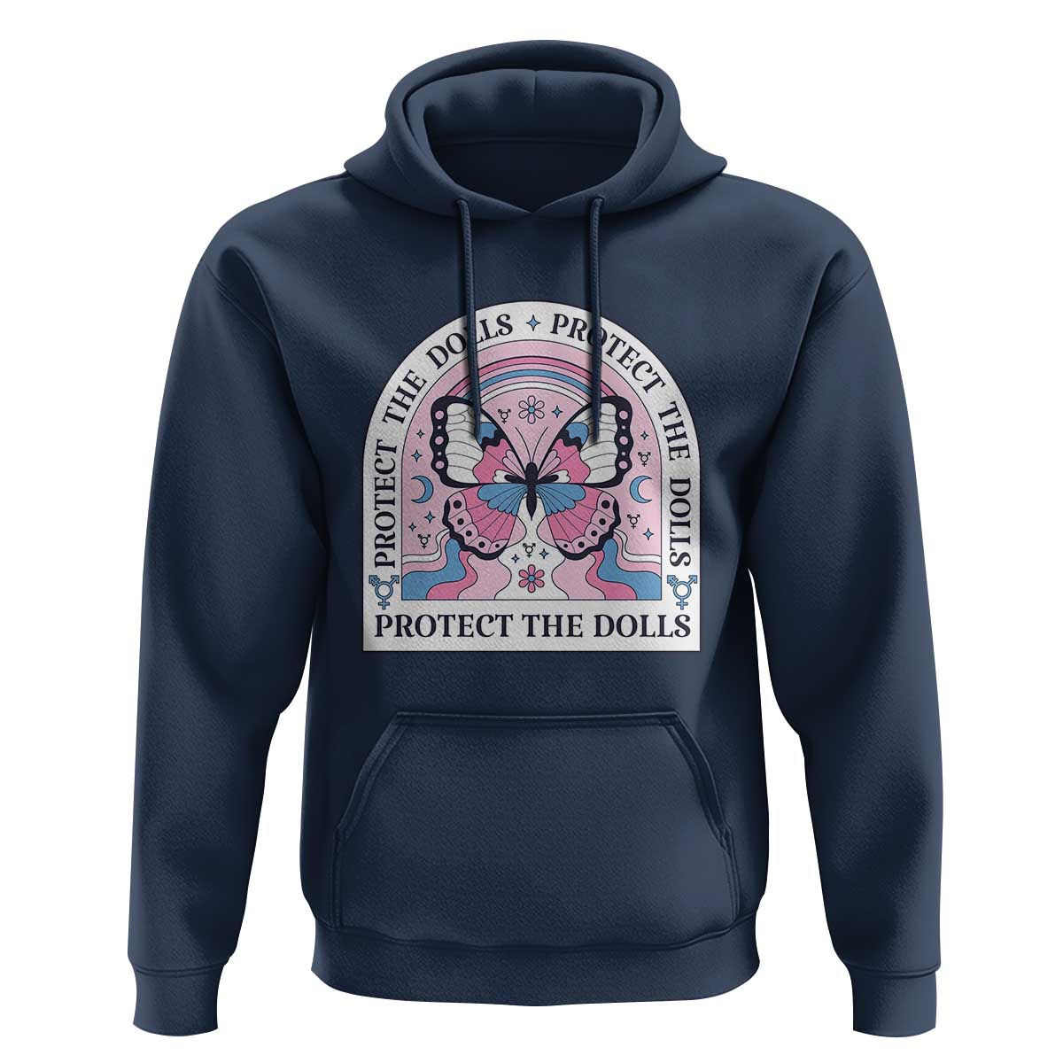 Protect The Dolls Hoodie Trans Women Pride Month Butterfly