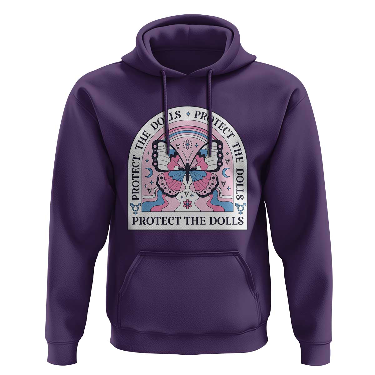 Protect The Dolls Hoodie Trans Women Pride Month Butterfly
