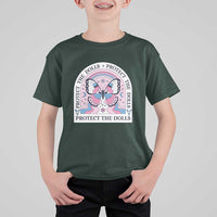 Protect The Dolls T Shirt For Kid Trans Women Pride Month Butterfly