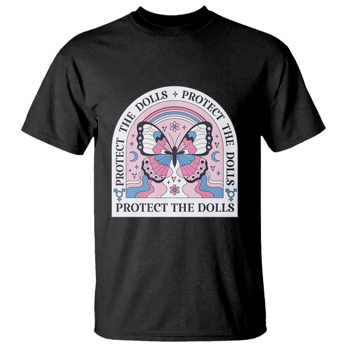 Protect The Dolls T Shirt Trans Women Pride Month Butterfly