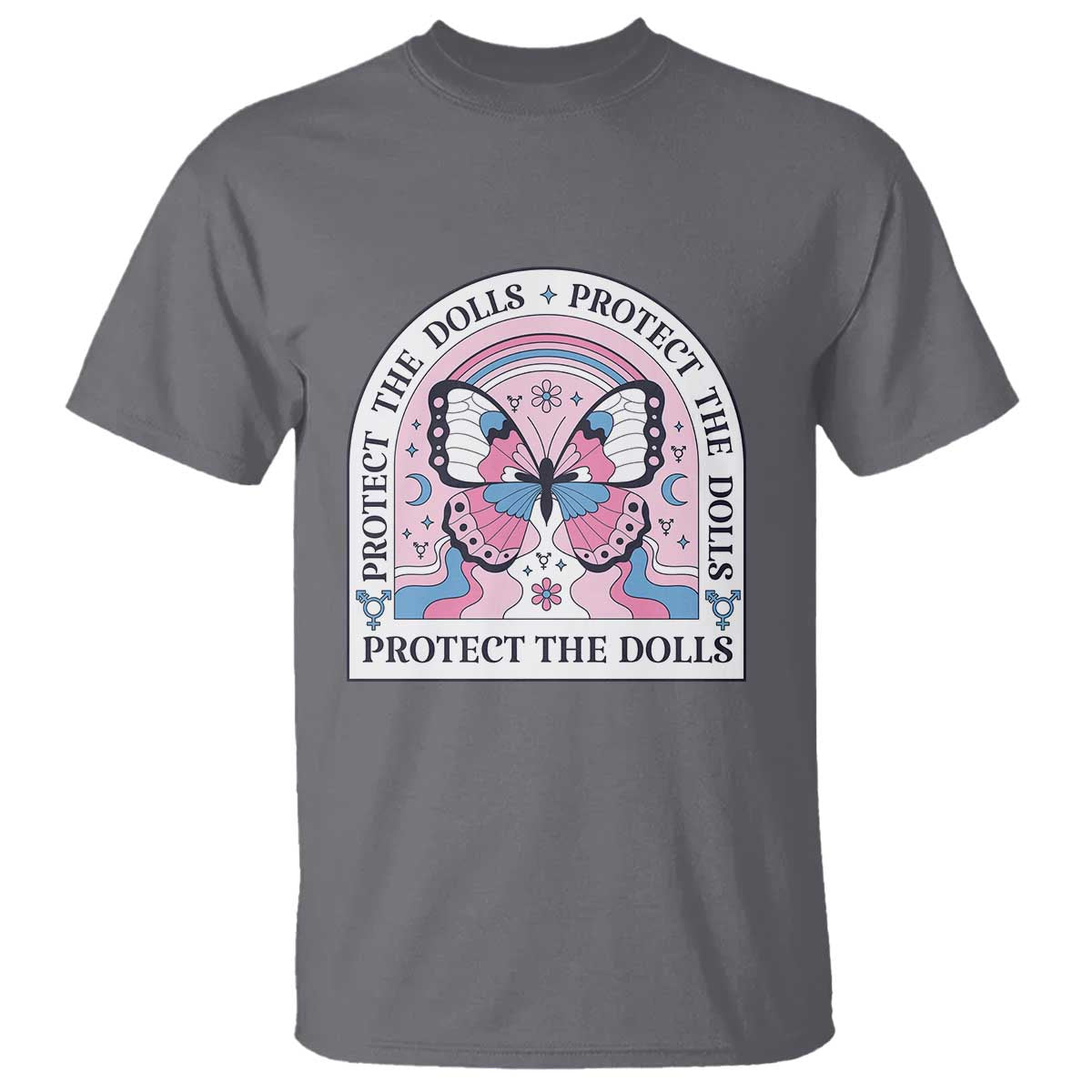 Protect The Dolls T Shirt Trans Women Pride Month Butterfly