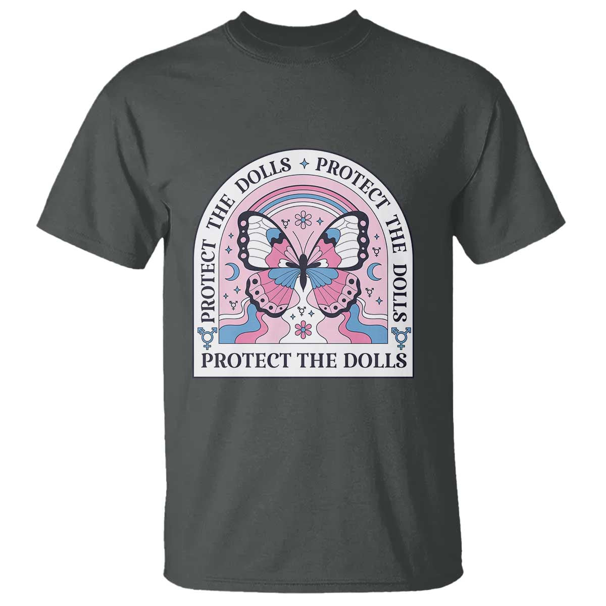 Protect The Dolls T Shirt Trans Women Pride Month Butterfly