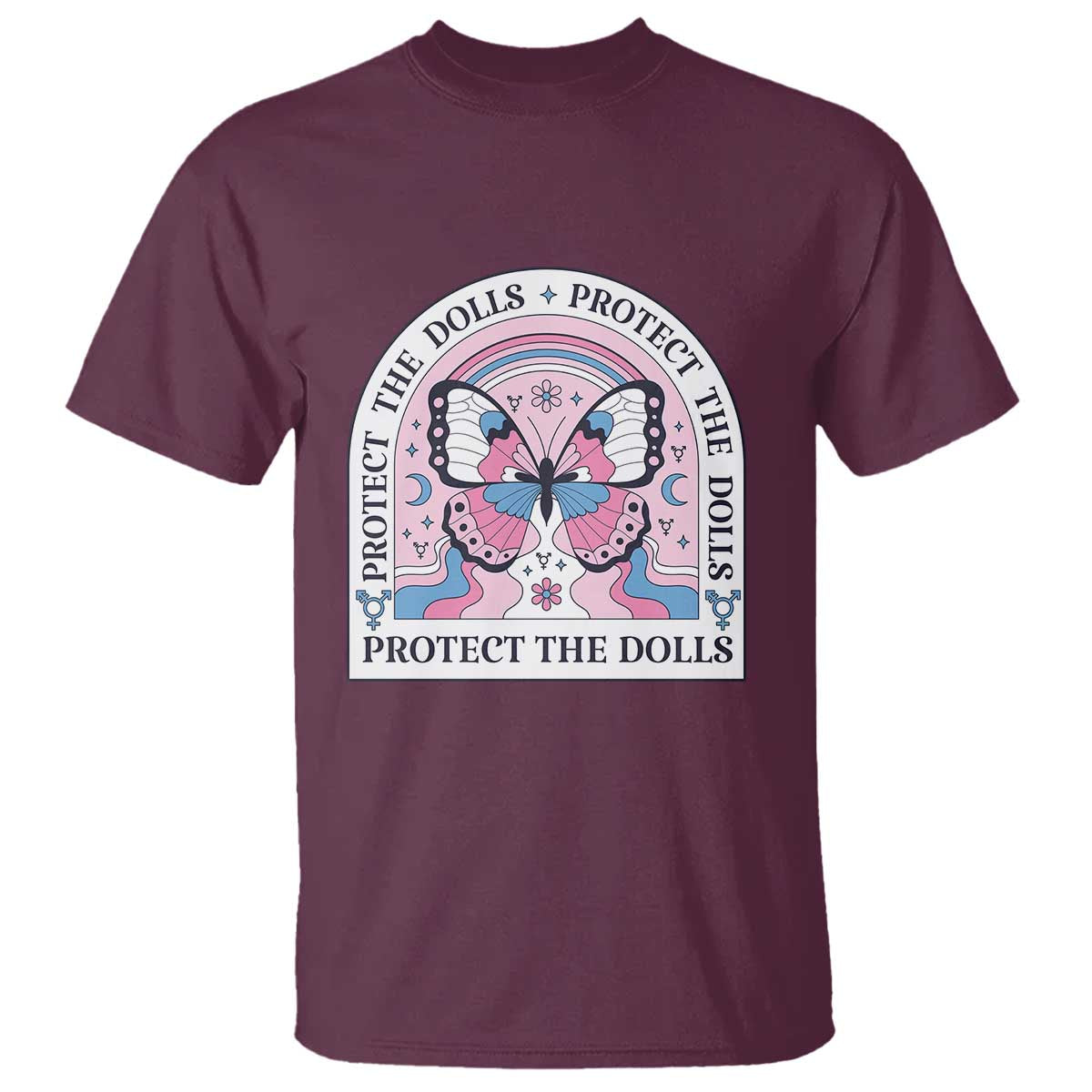 Protect The Dolls T Shirt Trans Women Pride Month Butterfly