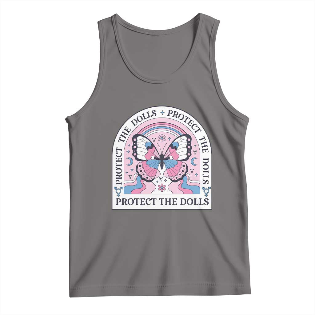 Protect The Dolls Tank Top Trans Women Pride Month Butterfly