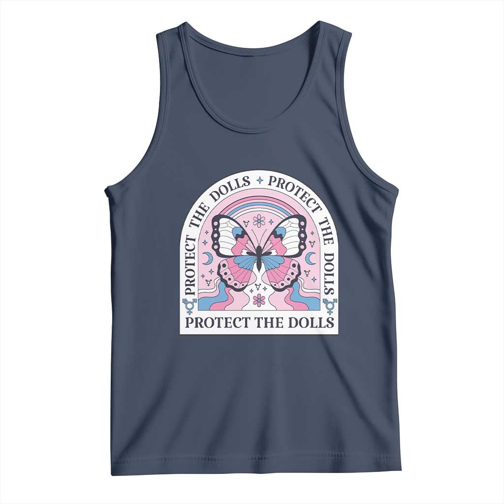 Protect The Dolls Tank Top Trans Women Pride Month Butterfly