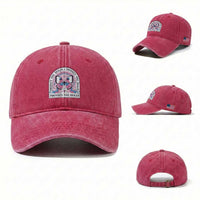 Protect The Dolls Washed Cotton Baseball Cap Trans Women Pride Month Butterfly