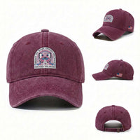 Protect The Dolls Washed Cotton Baseball Cap Trans Women Pride Month Butterfly