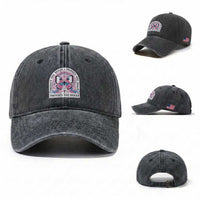 Protect The Dolls Washed Cotton Baseball Cap Trans Women Pride Month Butterfly