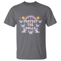 Protect The Dolls T Shirt Trans Women Pride Month Retro Groove Butterfly