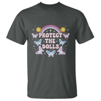 Protect The Dolls T Shirt Trans Women Pride Month Retro Groove Butterfly