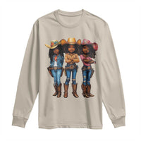 Black African American Cowgirl Baby Western Country Texas Long Sleeve Shirt