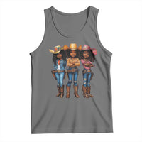 Black African American Cowgirl Baby Western Country Texas Tank Top