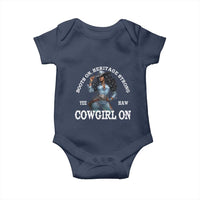Boots On Heritage Strong Cowgirl On Baby Onesie African American Black Cowgirl