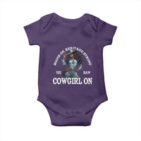 Boots On Heritage Strong Cowgirl On Baby Onesie African American Black Cowgirl