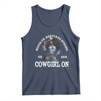 Boots On Heritage Strong Cowgirl On Tank Top African American Black Cowgirl