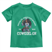 Boots On Heritage Strong Cowgirl On Toddler T Shirt African American Black Cowgirl