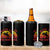 African American Black Cowboy 4 in 1 Can Cooler Tumbler Black On The Range Rodeo