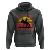 African American Black Cowboy Hoodie Black On The Range Rodeo