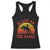 African American Black Cowboy Racerback Tank Top Black On The Range Rodeo