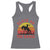 African American Black Cowboy Racerback Tank Top Black On The Range Rodeo