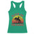African American Black Cowboy Racerback Tank Top Black On The Range Rodeo