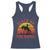 African American Black Cowboy Racerback Tank Top Black On The Range Rodeo