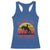 African American Black Cowboy Racerback Tank Top Black On The Range Rodeo