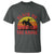 African American Black Cowboy T Shirt Black On The Range Rodeo